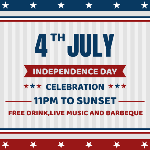 US Flag-Themed Independence Day Celebration Template